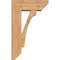 Ekena Millwork Legacy Slat Smooth Bracket w/ Offset Brace, Western Red Cedar, 7 1/2"W x 20"D x 32"H BKT0806X20X32LEC06SWR - alternate 4
